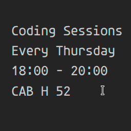 Coding Sessions